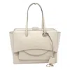 Hidesins Large Flap Handbag In White
