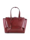 Hidesins Leather Bag In Burgundy