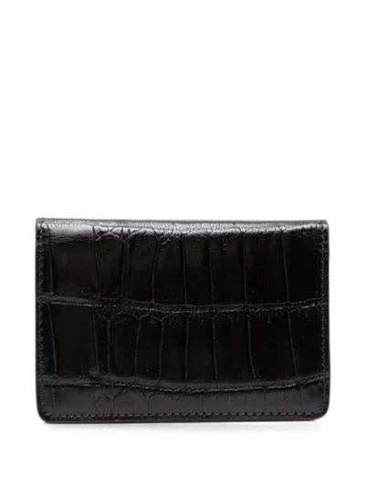 Hidesins Leather Credit Card Case In Black