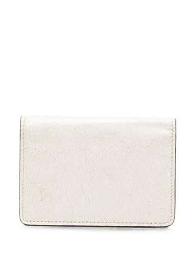 Hidesins Leather Credit Card Case In White
