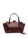 Hidesins Leather Shoulder Bag In Orange