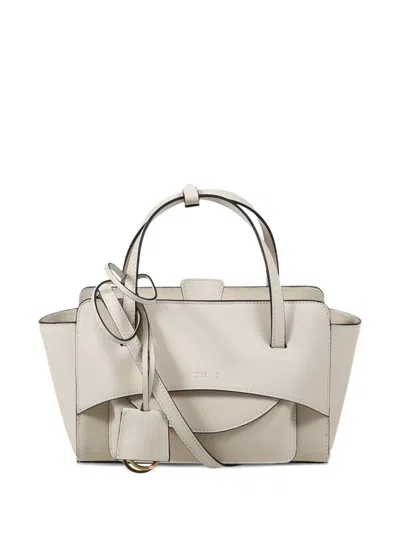 Hidesins Logo-debossed Tote Bag In Neutral