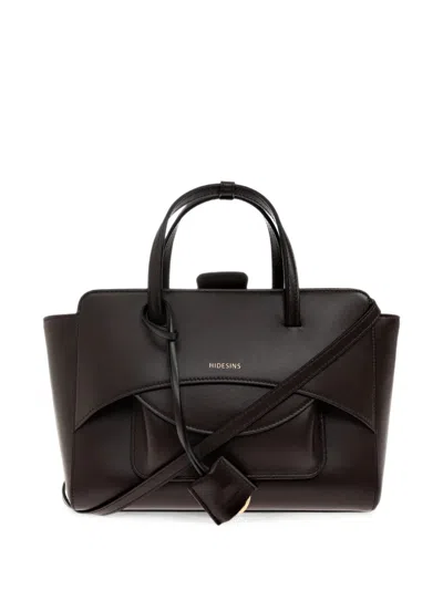 Hidesins Medium Flap Tote Bag In Brown