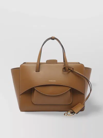 Hidesins Medium Leather Flap Cross-body Bag
