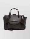 Hidesins Medium Leather Tote Featuring Shoulder Strap