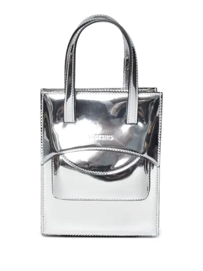 Hidesins Metallic-effect Leather Tote Bag