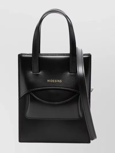 HIDESINS MINI BAG WITH FLAP AND TOP HANDLES