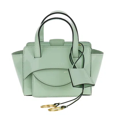 Hidesins Mini Logo Shoulder Bag In Green