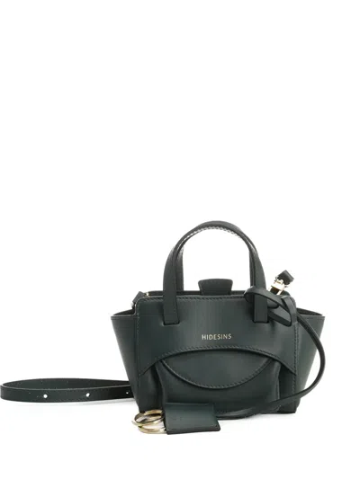 Hidesins Mini Xs Falp Pocket Tote Bag In Green