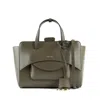 Hidesins Moss Leather Bag Flap L In Green