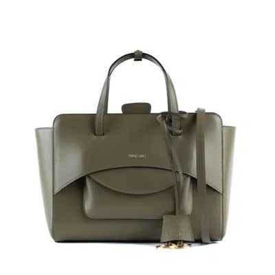 Hidesins Moss Leather Bag Flap M In Green