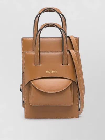 Hidesins Pocket Leather Mini Bag Detachable Strap