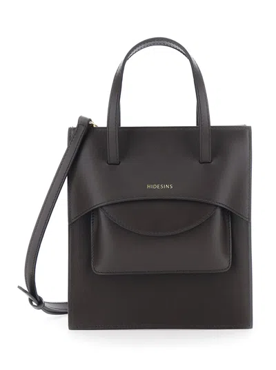 Hidesins Pocket M Shoulder Bag In Brown