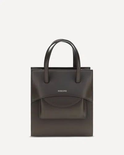 Hidesins Pocket Logo-detail Handbag In Brown