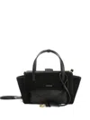 Hidesins Small Flap Suede Tote Bag In Black