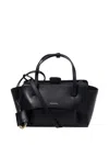 Hidesins Small Flap Tote Bag In Black