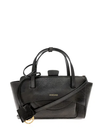 Hidesins Small Flap Tote Bag In Black