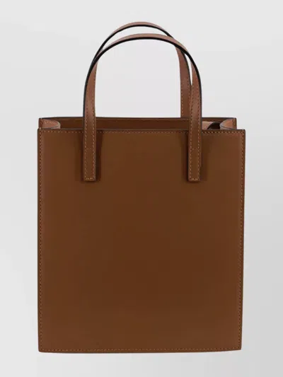 Hidesins Soft Calfskin Cross-body Bag With Flat Bottom