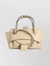 Hidesins Structured Leather Shoulder Bag Top Handle