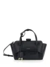 Hidesins Structured Leather Top Handle Bag In Black