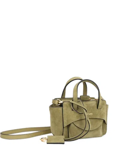 Hidesins Suede Flap Tote Bag In Pink