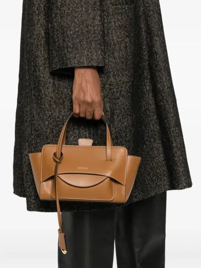 Hidesins Tleather Tote Bag In Brown