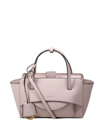 Hidesins Top-handle Leather Tote Bag In Pink