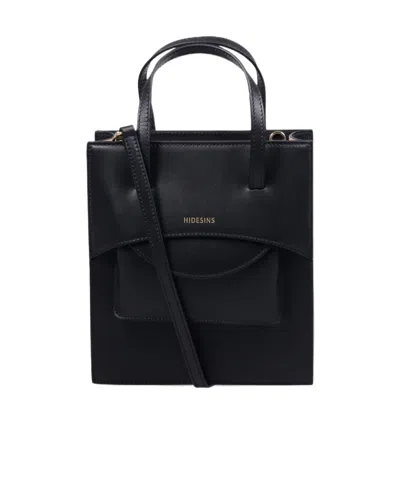 Hidesins Top-handle Shoulder Bag In Black
