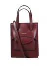 Hidesins Mini Leather Bag Top Handle In Blue