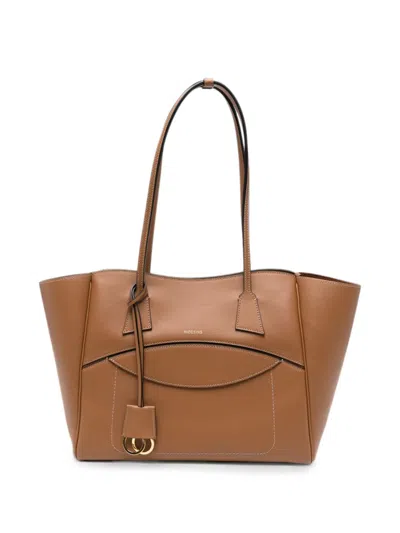 Hidesins Women's Medium Leather Tote In Camel