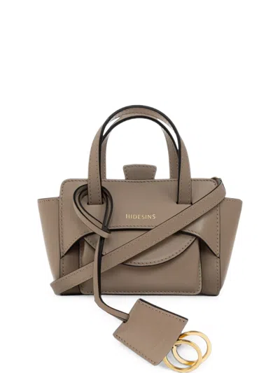 Hidesins Xs Flap Tote Bag In Gray