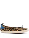 Hidnander Amy Ballet Flats In Animal Print