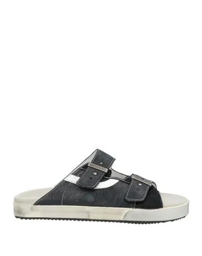 Hidnander Man Sandals Black Size 9 Leather