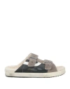 Shop Hidnander Man Sandals Grey Size 13 Shearling