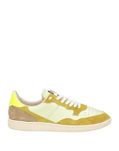 Hidnander Man Sneakers Acid Green Size 10 Leather