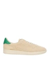 Hidnander Man Sneakers Beige Size 13 Leather In Neutral
