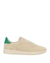 Hidnander Man Sneakers Beige Size 8 Leather In Beige