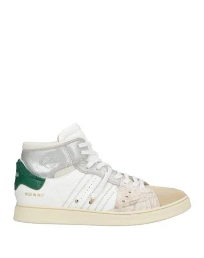 Hidnander Man Sneakers Beige Size 9 Leather