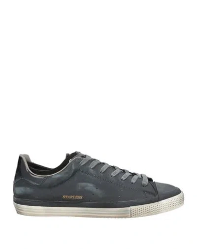 Hidnander Man Sneakers Black Size 9 Leather, Textile Fibers