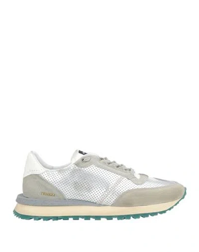 Hidnander Man Sneakers Grey Size 5 Leather