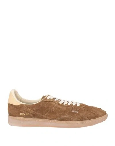 Hidnander Man Sneakers Light Brown Size 10 Leather