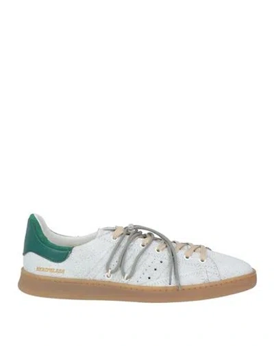 Hidnander Man Sneakers Off White Size 12 Leather