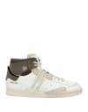 Hidnander Man Sneakers White Size 10 Leather
