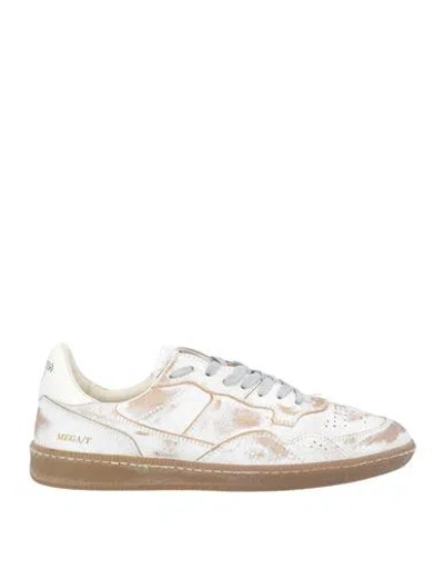 Hidnander Man Sneakers White Size 10 Leather