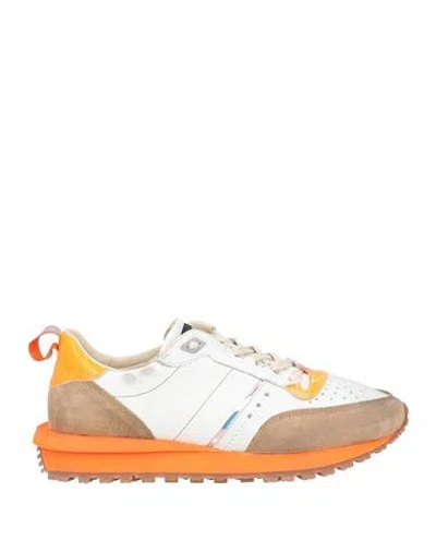 Hidnander Man Sneakers White Size 11 Leather