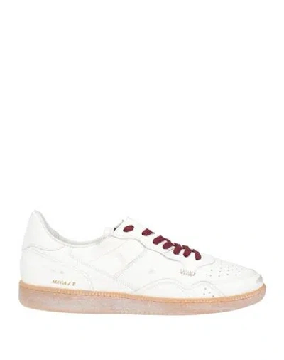 Hidnander Man Sneakers White Size 7 Leather