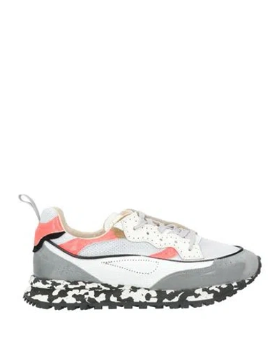 Hidnander Man Sneakers White Size 13 Leather, Textile Fibers