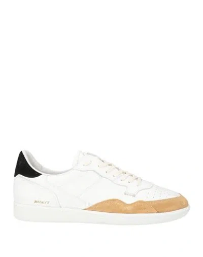 Hidnander Man Sneakers White Size 9 Leather