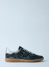 Hidnander Mega T Crinkle Sneakers In Black