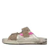 Hidnander Sandals Golden In Oro Metallici E Grigi